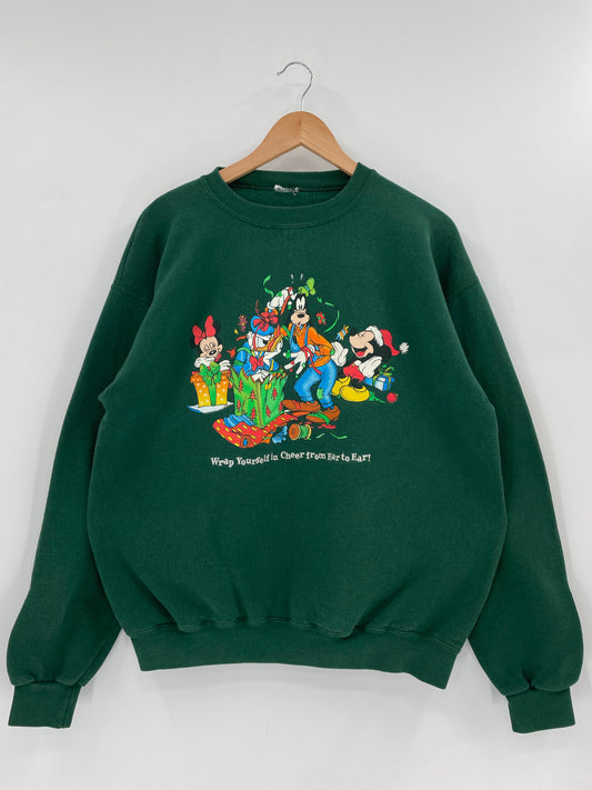 00’ DISNEY MICKEY No Tag (Approx.size L) Vintage Sweat-shirt / K5840