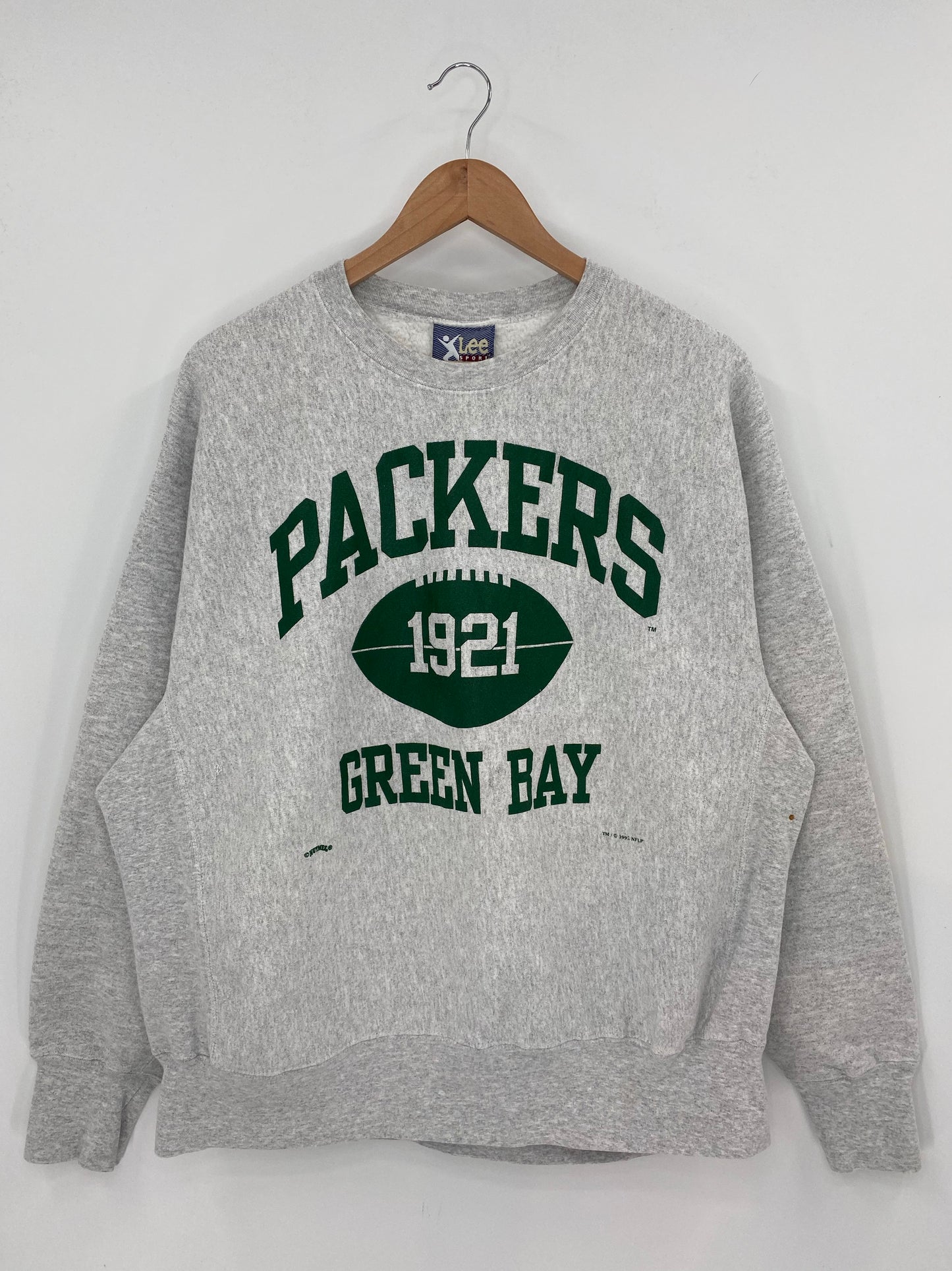 1995 GREEN BAY PACKERS Made in USA Size XL Vintage NFL Sweat-Shirt/ K7684