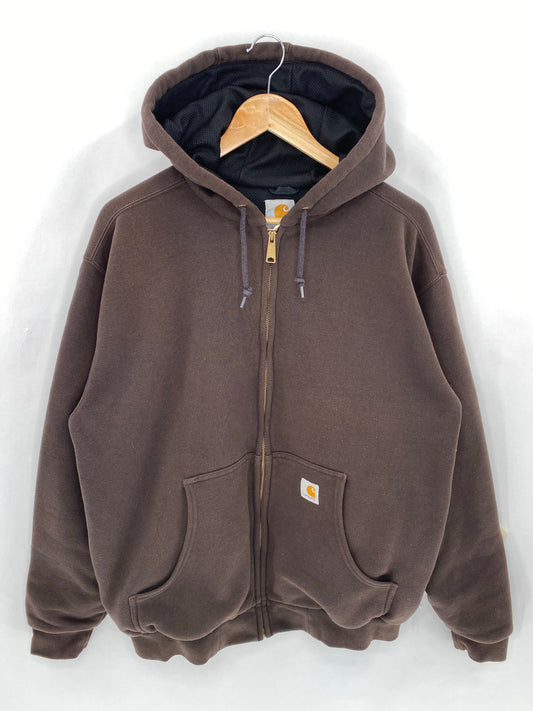 Vintage Carhartt Size L Vintage Zip-up Heavy Sweat-Shirt  / 6013