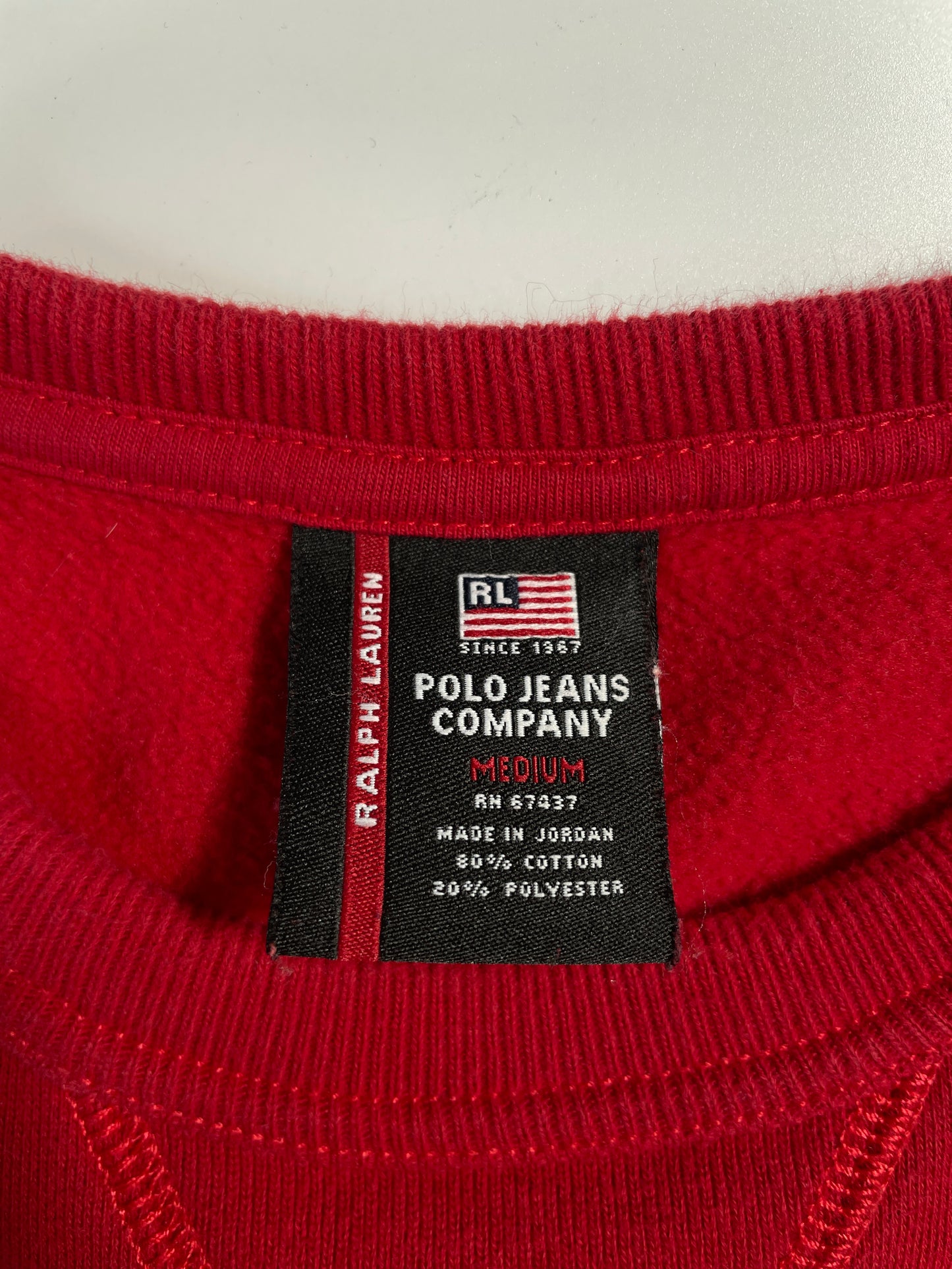 Vintage POLO JEANS RALPH LAUREN Size M Vintage Sweat-shirt / E193