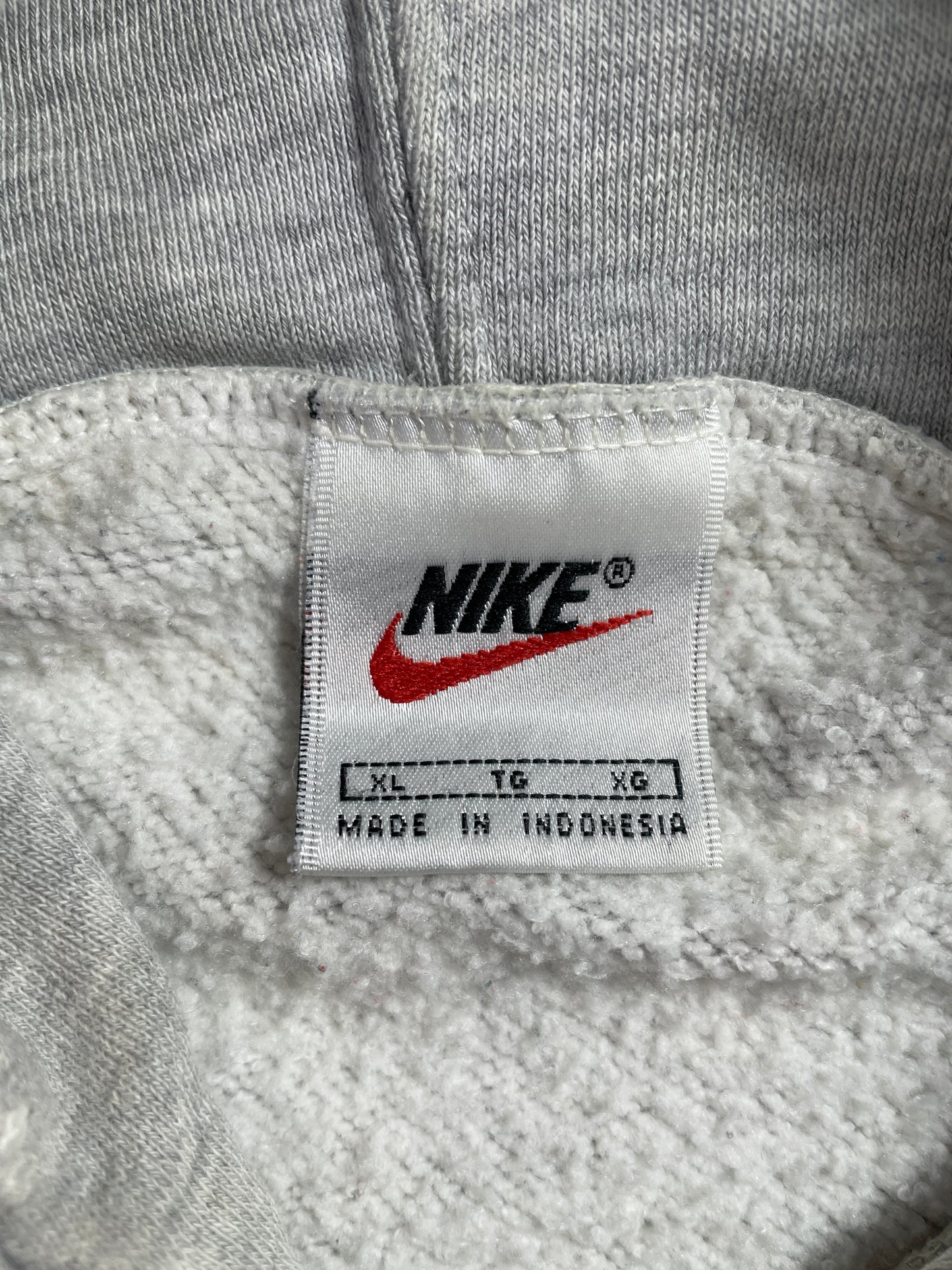 .90s' NIKE Size XL Vintage Hoodie Sweat-shirt / E4426S