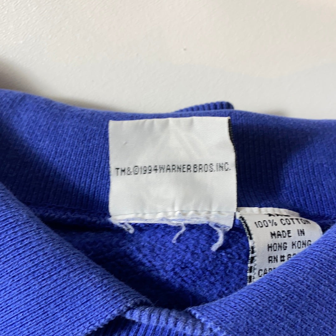 1994 LOONEY TUNES GOLF Size XXL Vintage Sweat-shirt / K9205