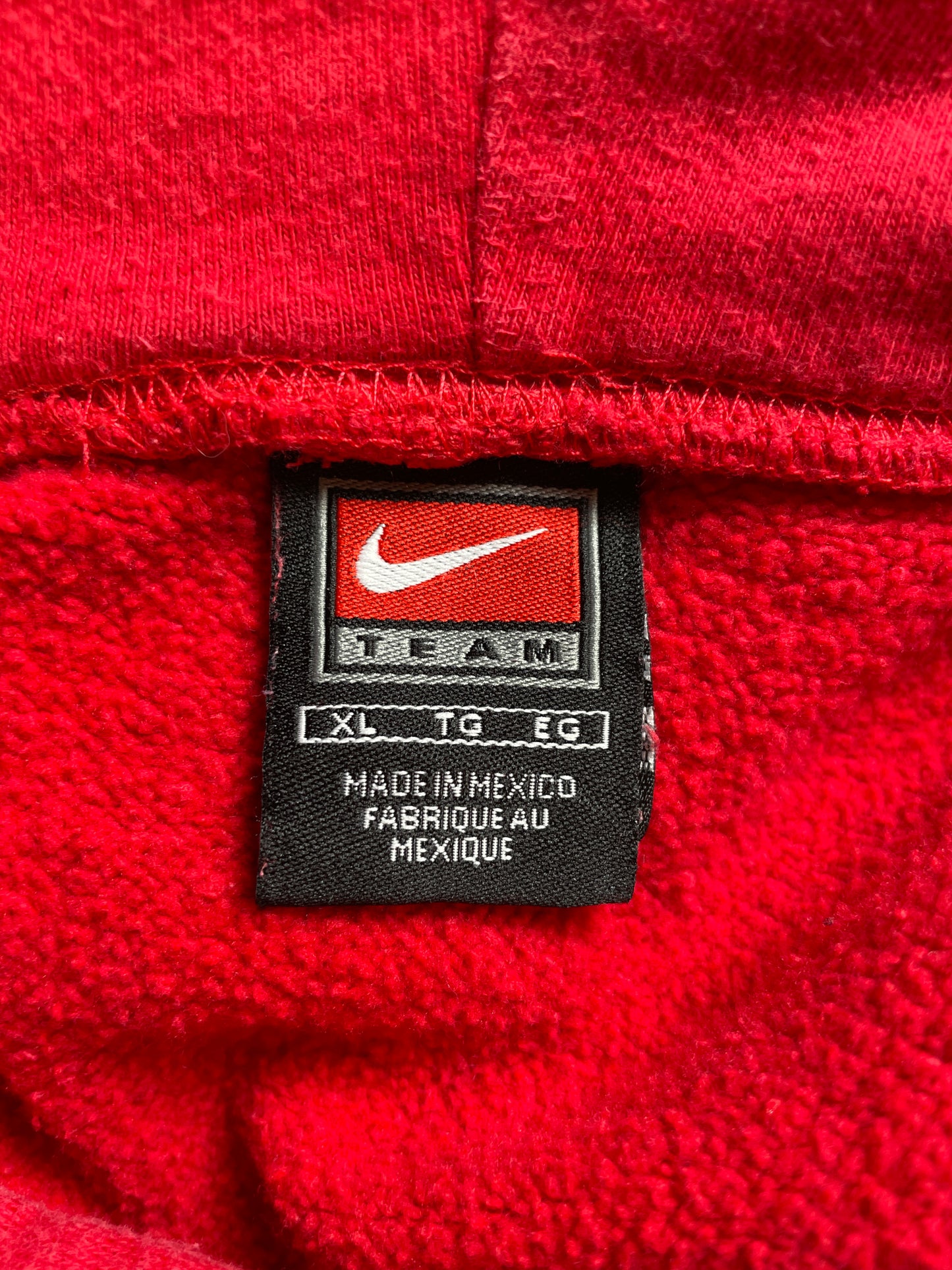 00' NIKE x OHIO STATE Size XL Vintage College Hoodie Sweat-Shirt / A7075