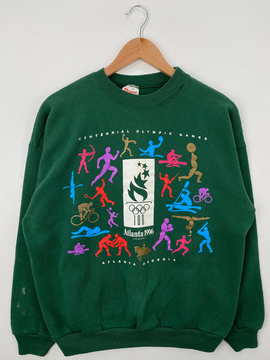 1992 ATLANTA OLYMPIC Made in USA Size L Vintage Sweat-shirt / E1192