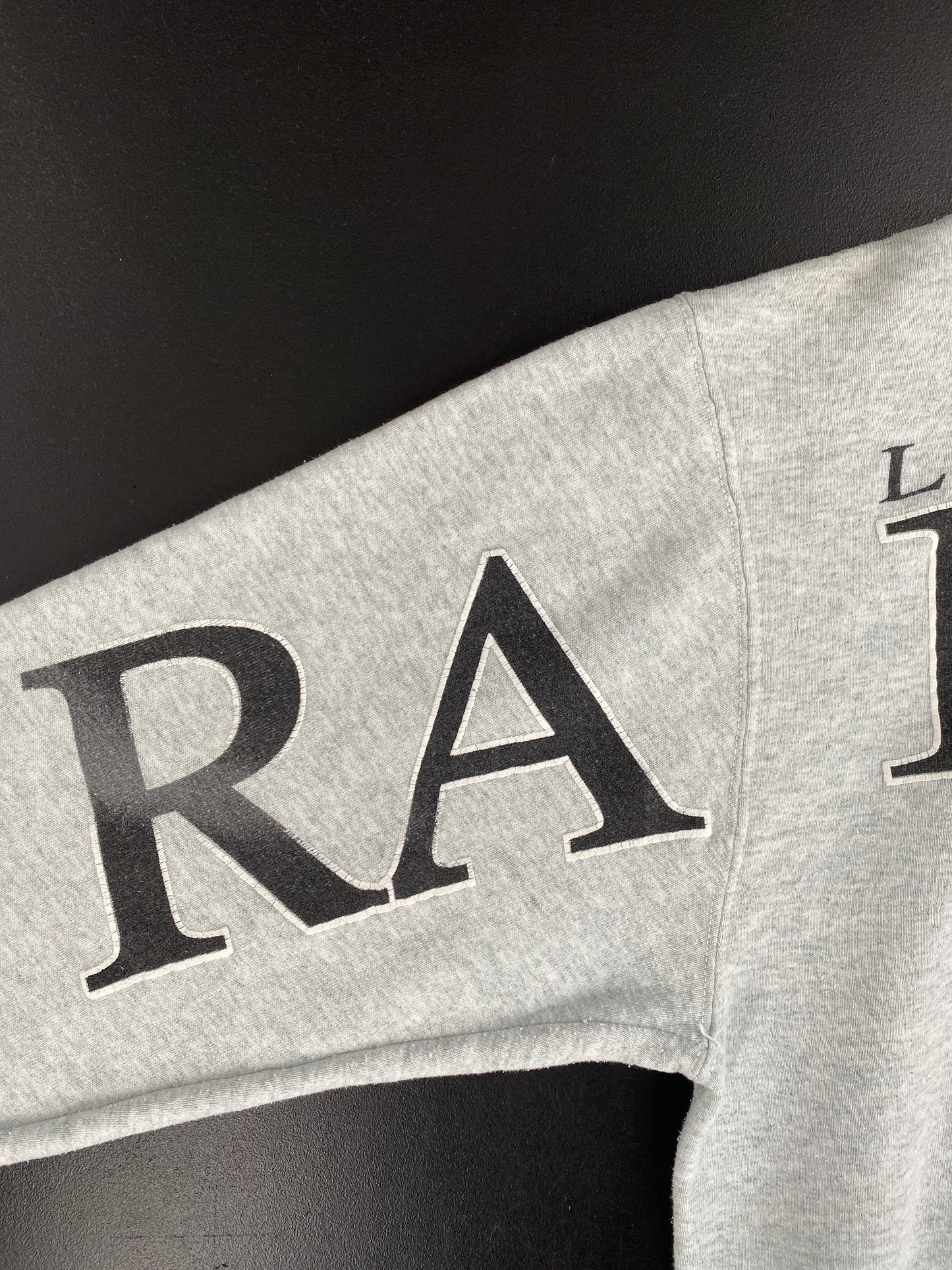 1992 LOS ANGELES RAIDERS Made in USA Size (Approx.XL) Vintage NFL Sweat-shirt / E2219S