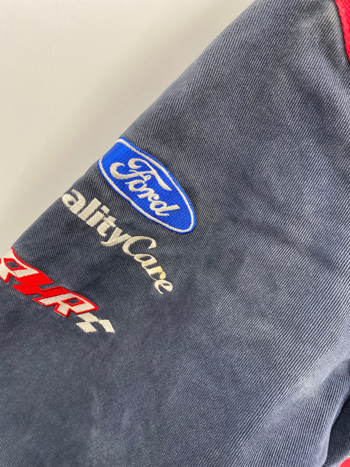Vintage FORD x DALE JARRETT Size No Tag (Approx.M) Racing Jacket / K4838