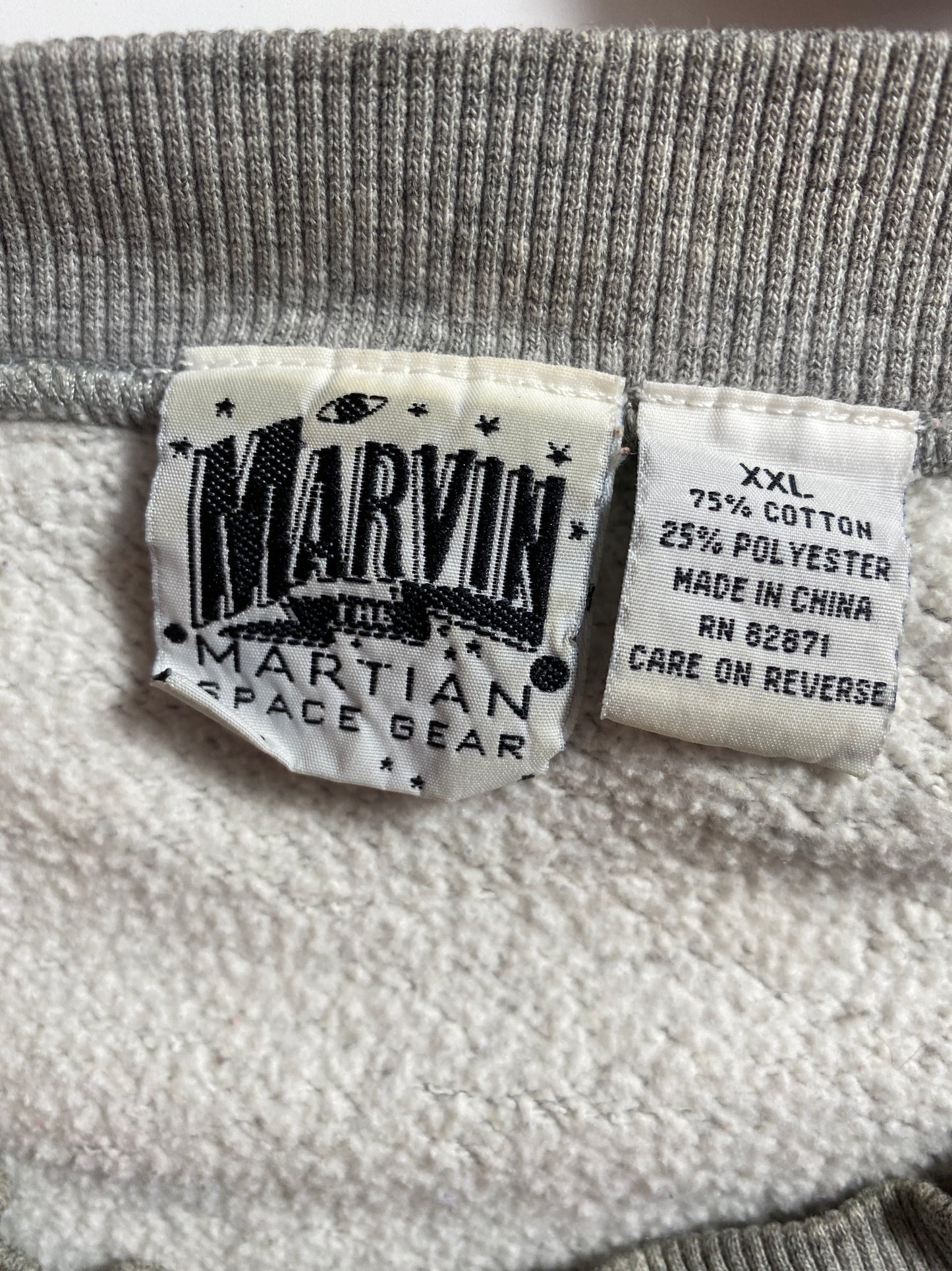 90’s LOONEY TUNES MARVIN THE MARTIAN Size XXL Vintage Sweat shirt / 9907