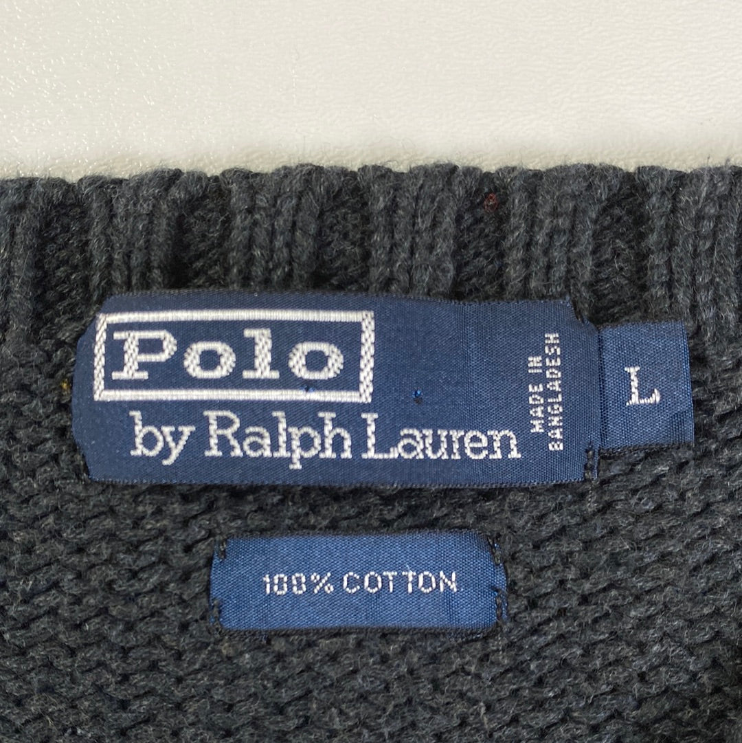 90’s POLO RALPH LAUREN Size L Knit Sweater / E5213K