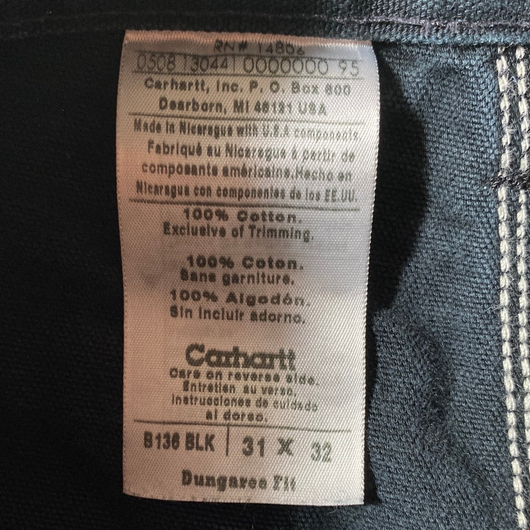 Vintage CARHARTT Size W31xL30.5 Duck Pants / A5132