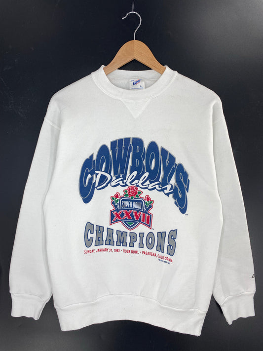 1992 DALLAS COWBOYS Made in USA Size L Vintage NFL Sweat shirt / K7411