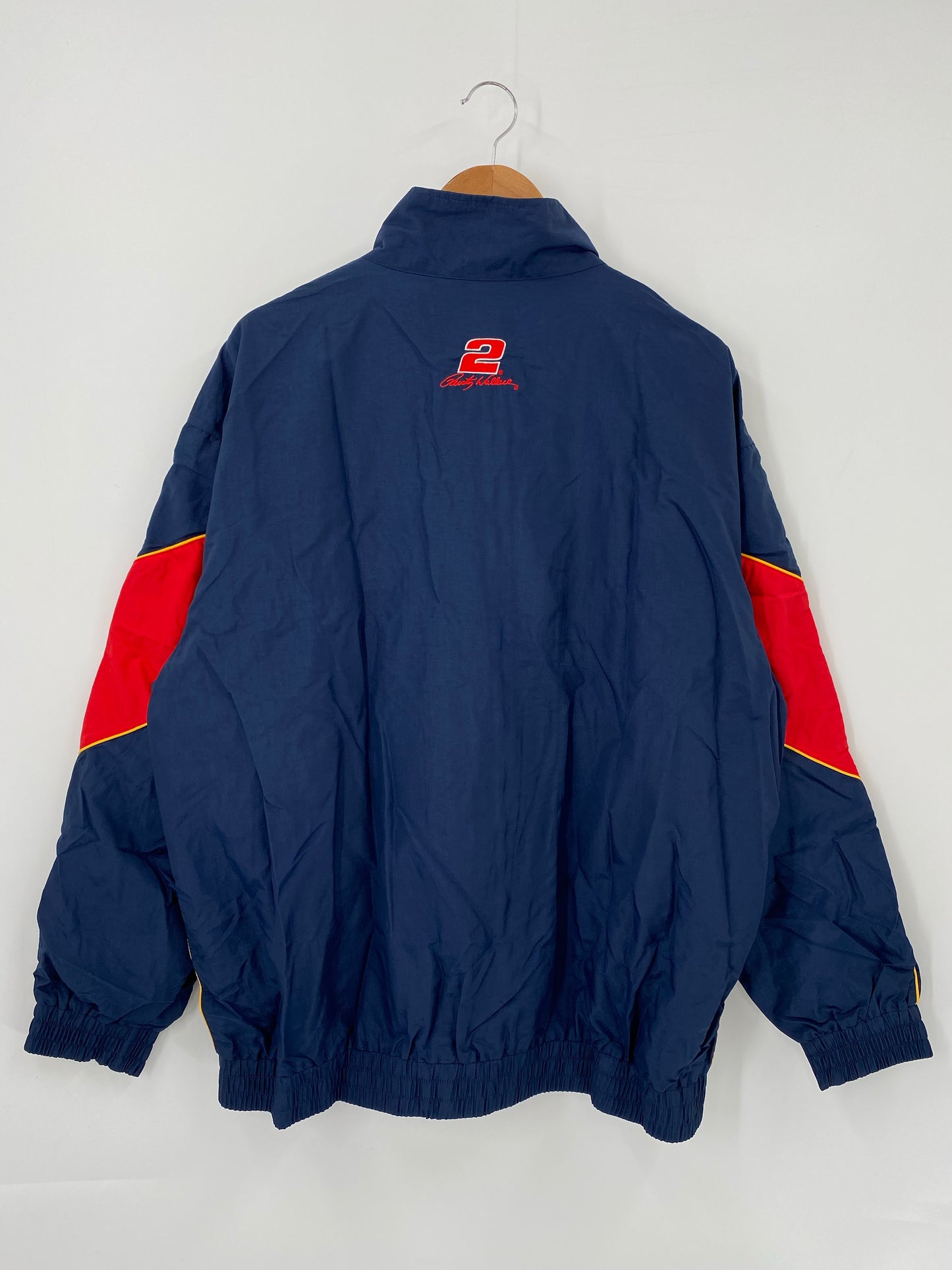 00’ MILLER LITE Size XL Vintage Racing Nylon Jacket / K4237
