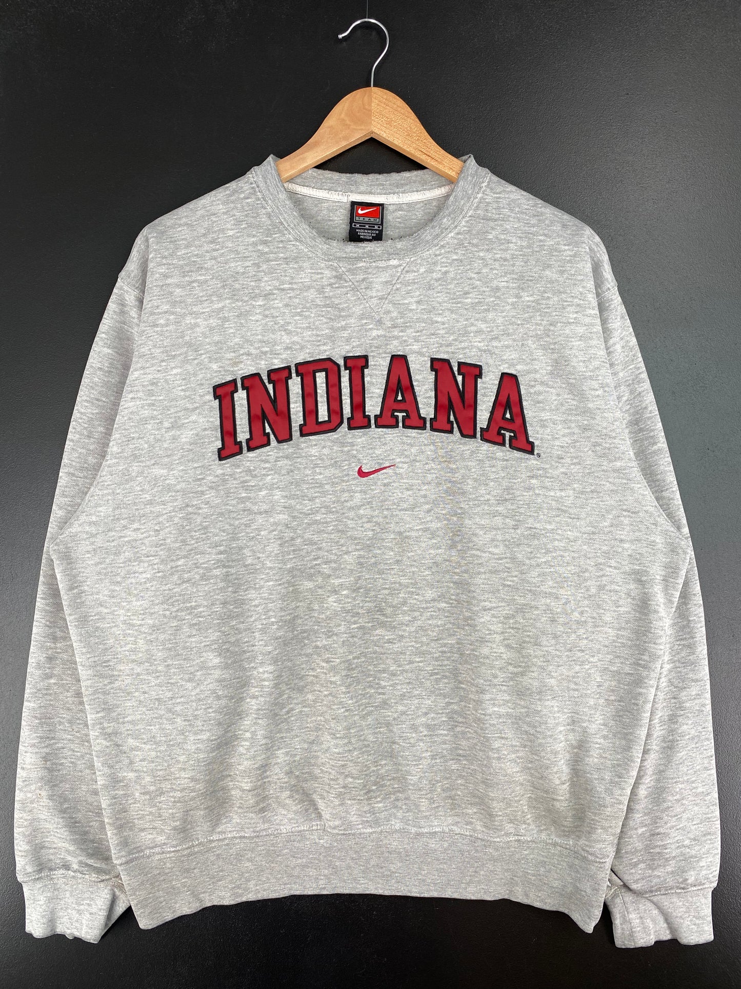 00' NIKE x INDIANA Size M Vintage College Sweat-Shirt / A3274