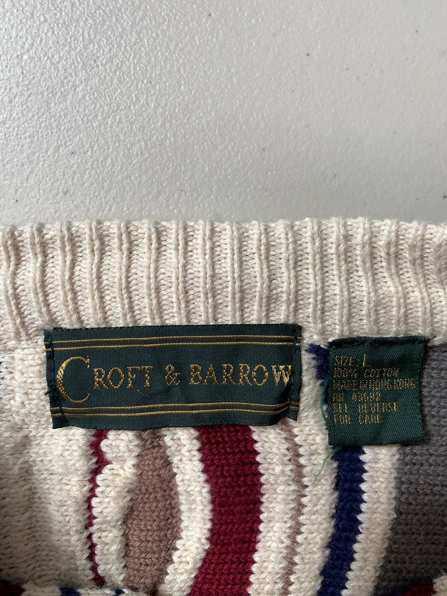 Vintage 3D COOGI- Style Size L Knit Sweater / K5312