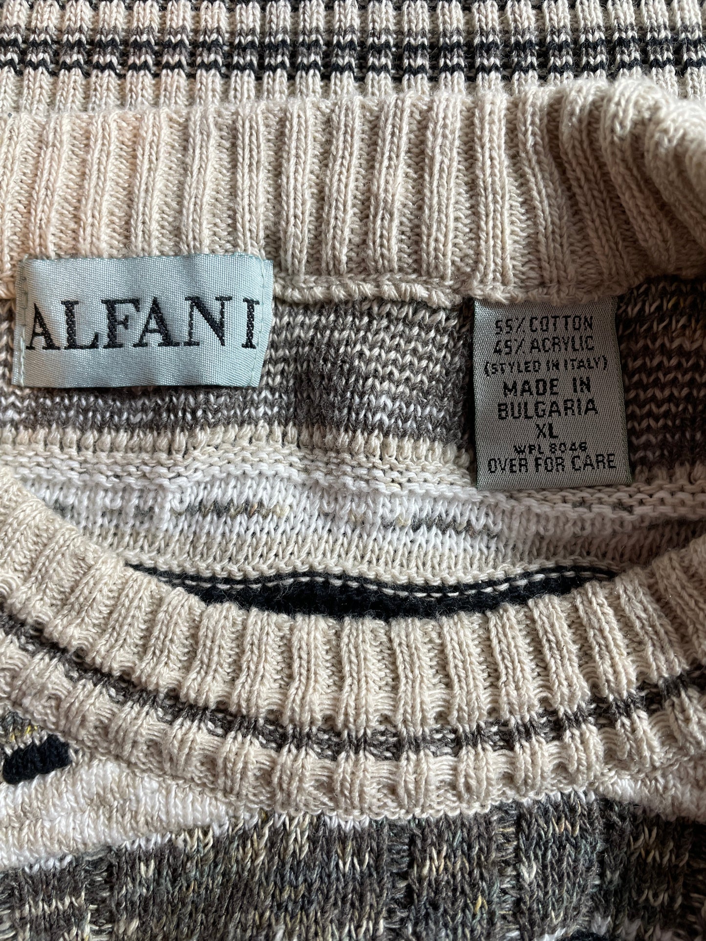 Vintage 3D COOGI Style Size XL Knit Sweater / A6716