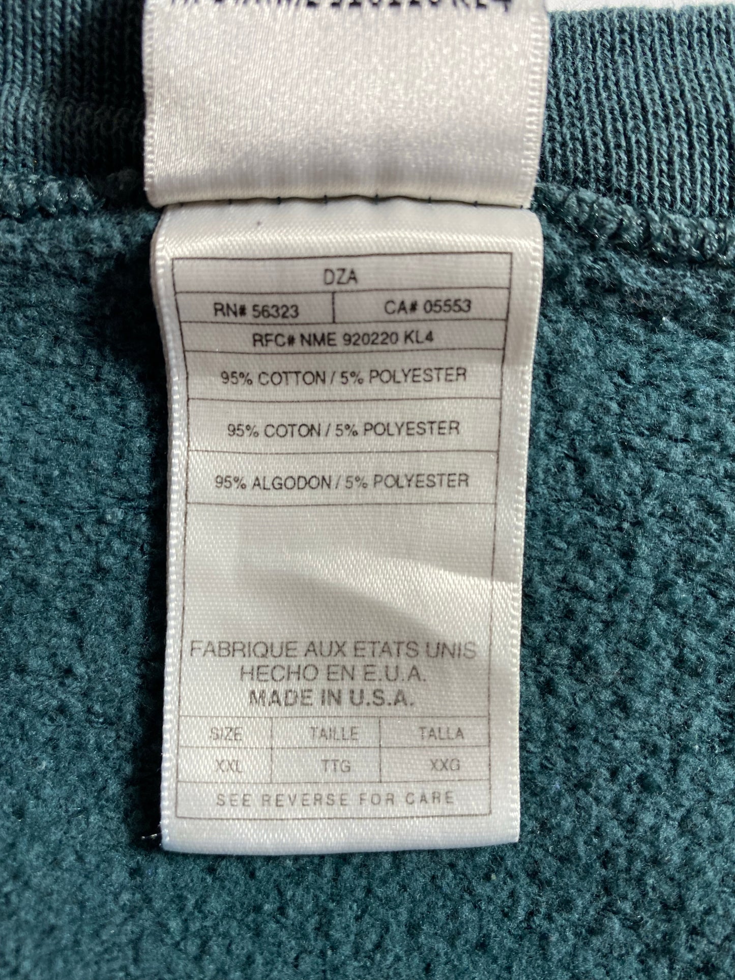 00’ NIKE MINI SWOOSH Made in USA Size XXL Vintage Sweat-Shirt / K4449