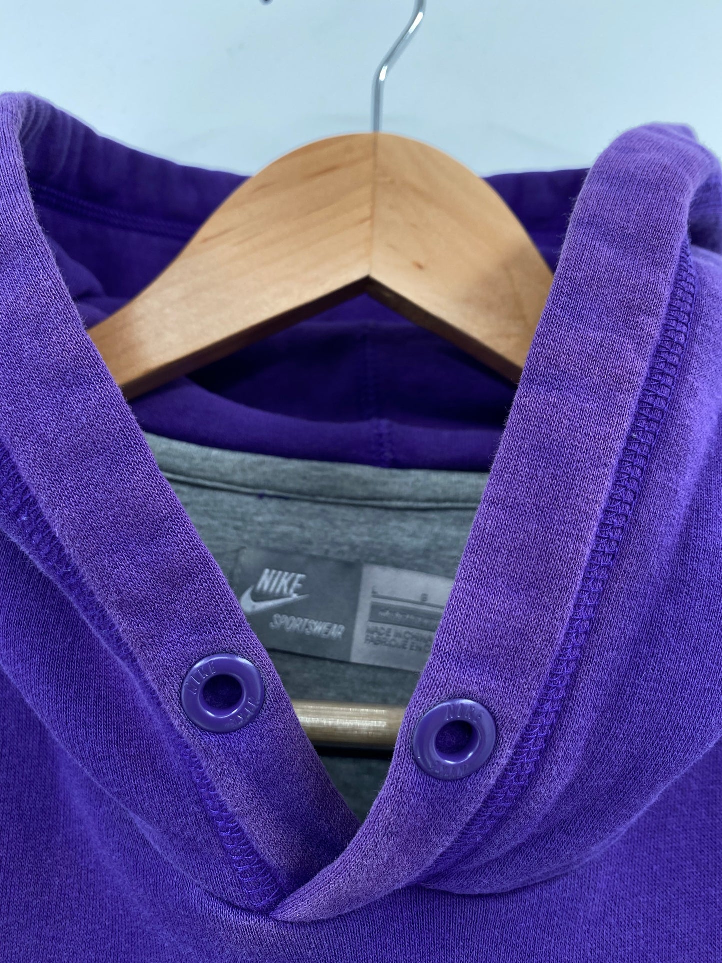 00’ NIKE Size L Vintage Hoodie Sweatshirt / K8659