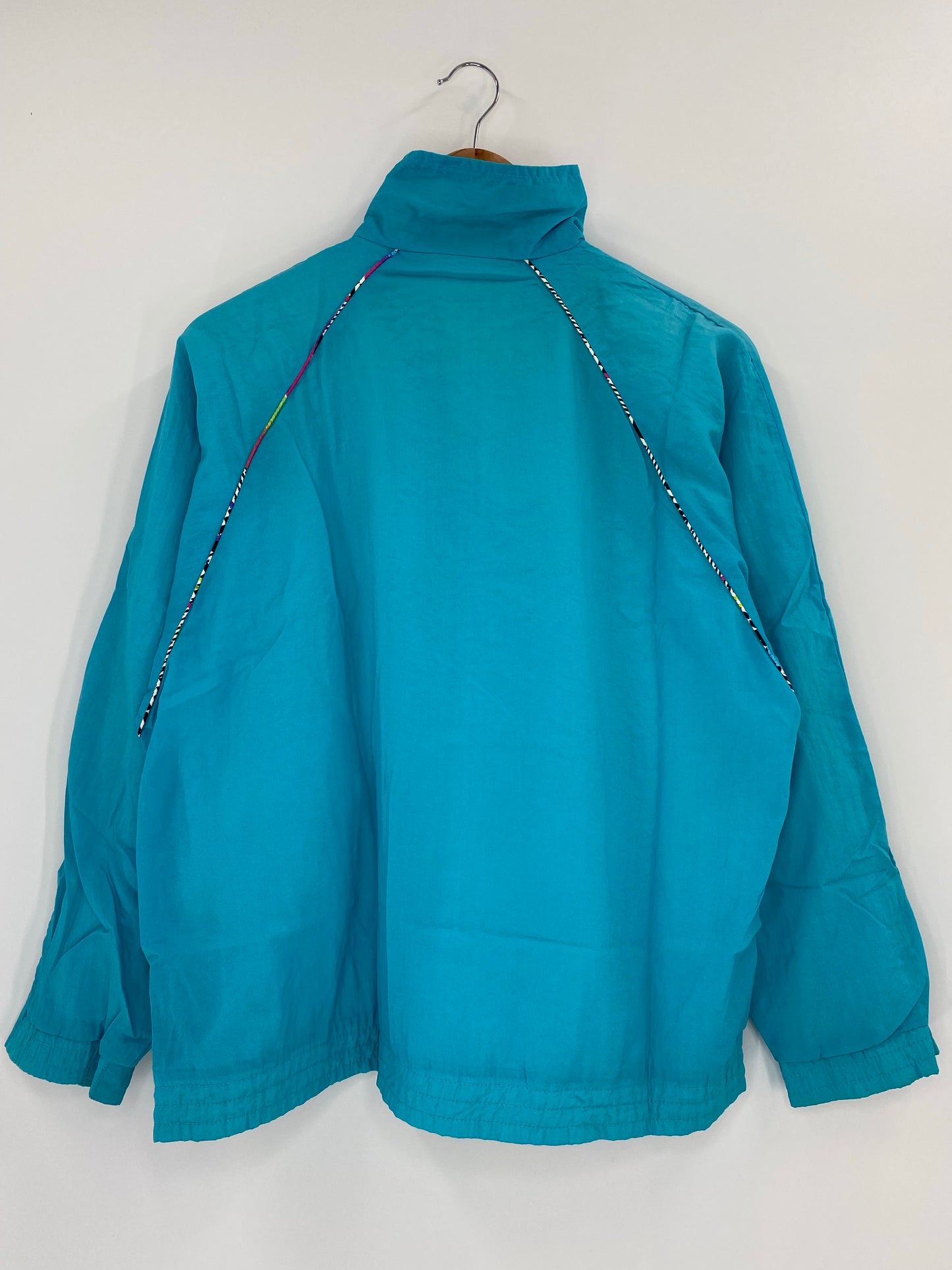 90's ADIDAS Approx. Size Ladies L 14 Vintage Nylon Jacket / K4875