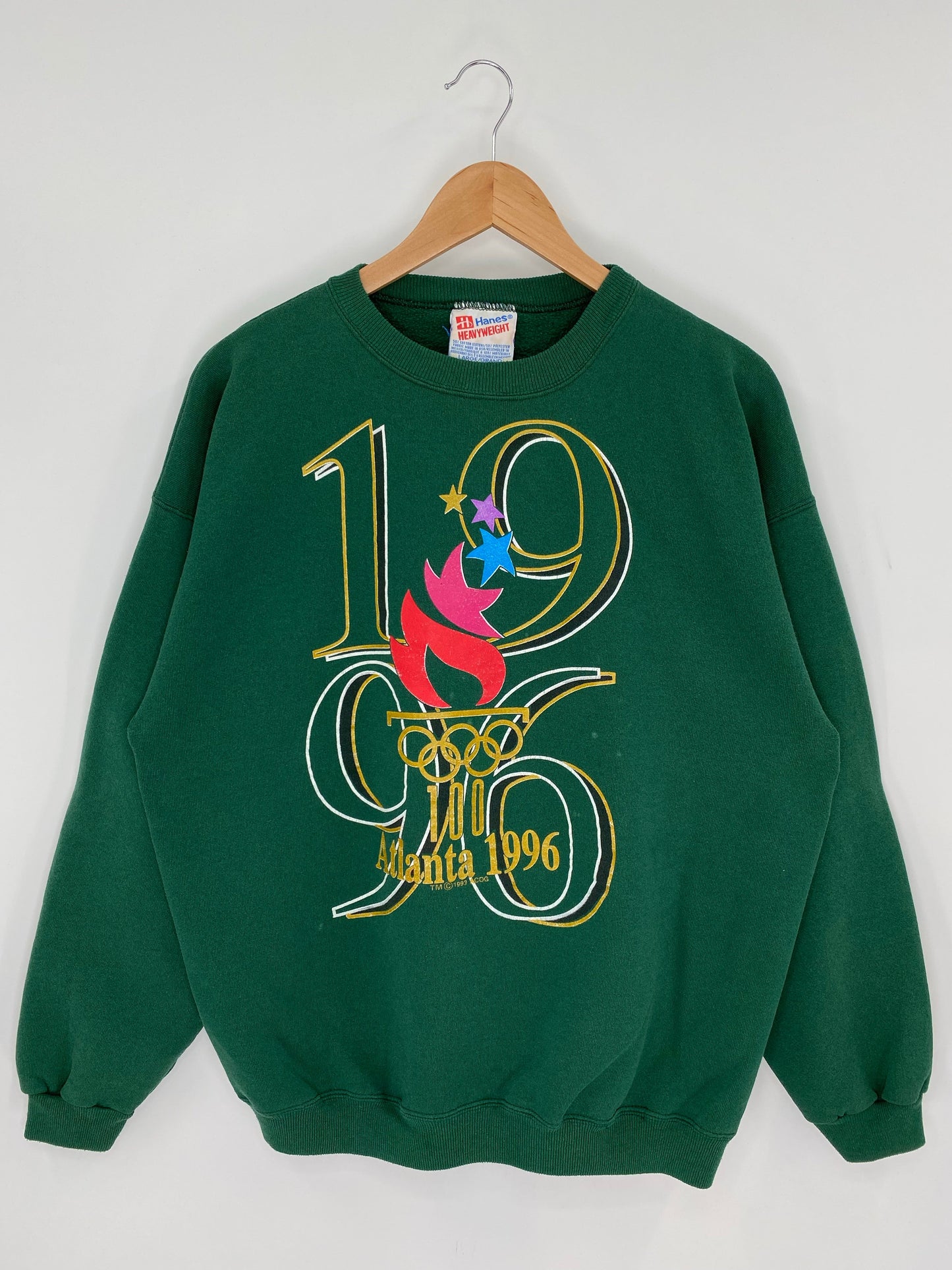1996 ATLANTA OLYMPICS Size L Vintage Sweat-Shirt / E124