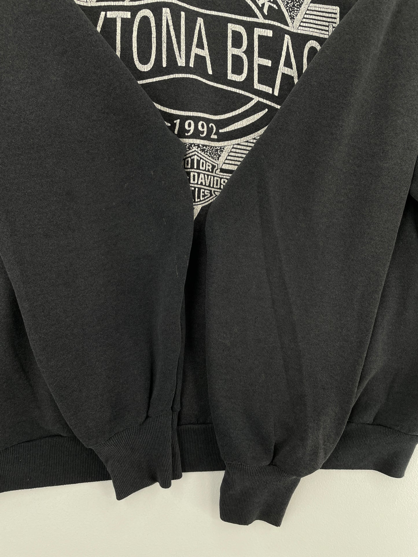 1991 HARLEY DAVIDSON Made in USA Size L Vintage Sweat-Shirt / E3186S