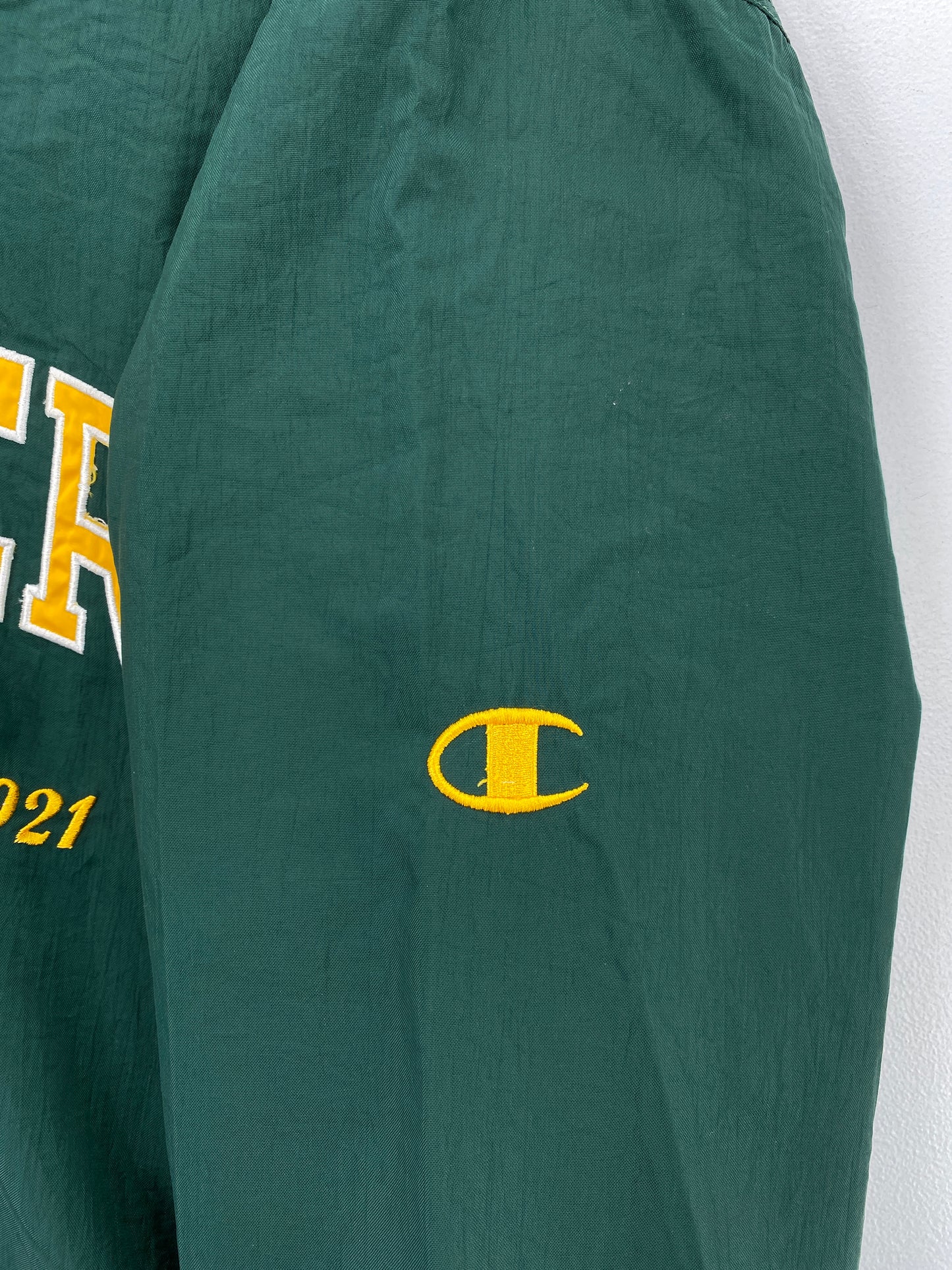 Vintage Champion x GREEN BAY PACKERS Size L NFL Nylon Jacket / E3747N