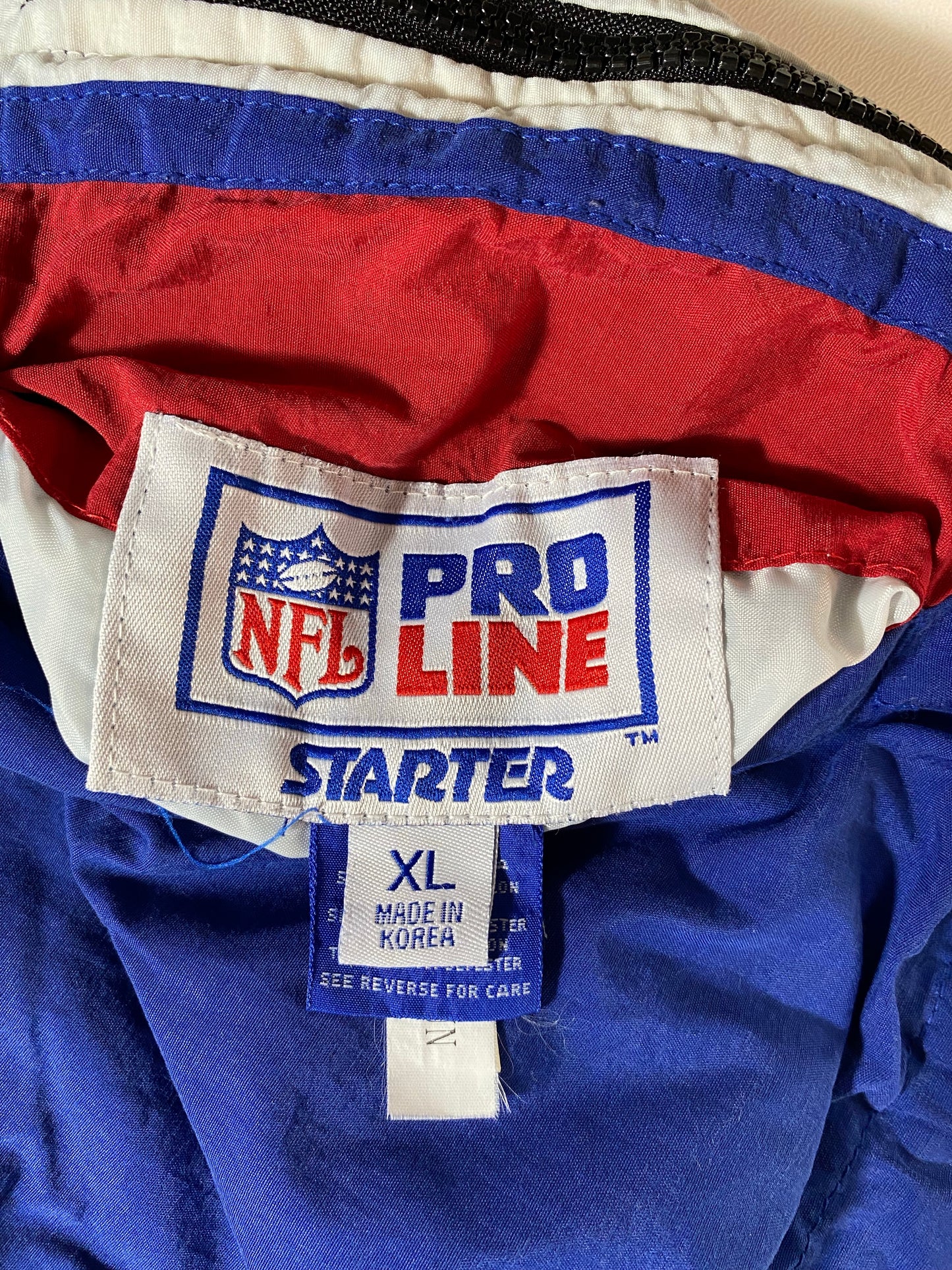 90’s STARTER x BUFFALO BILLS Size XL Vintage NFL Reversible Nylon Jacket  / K9067