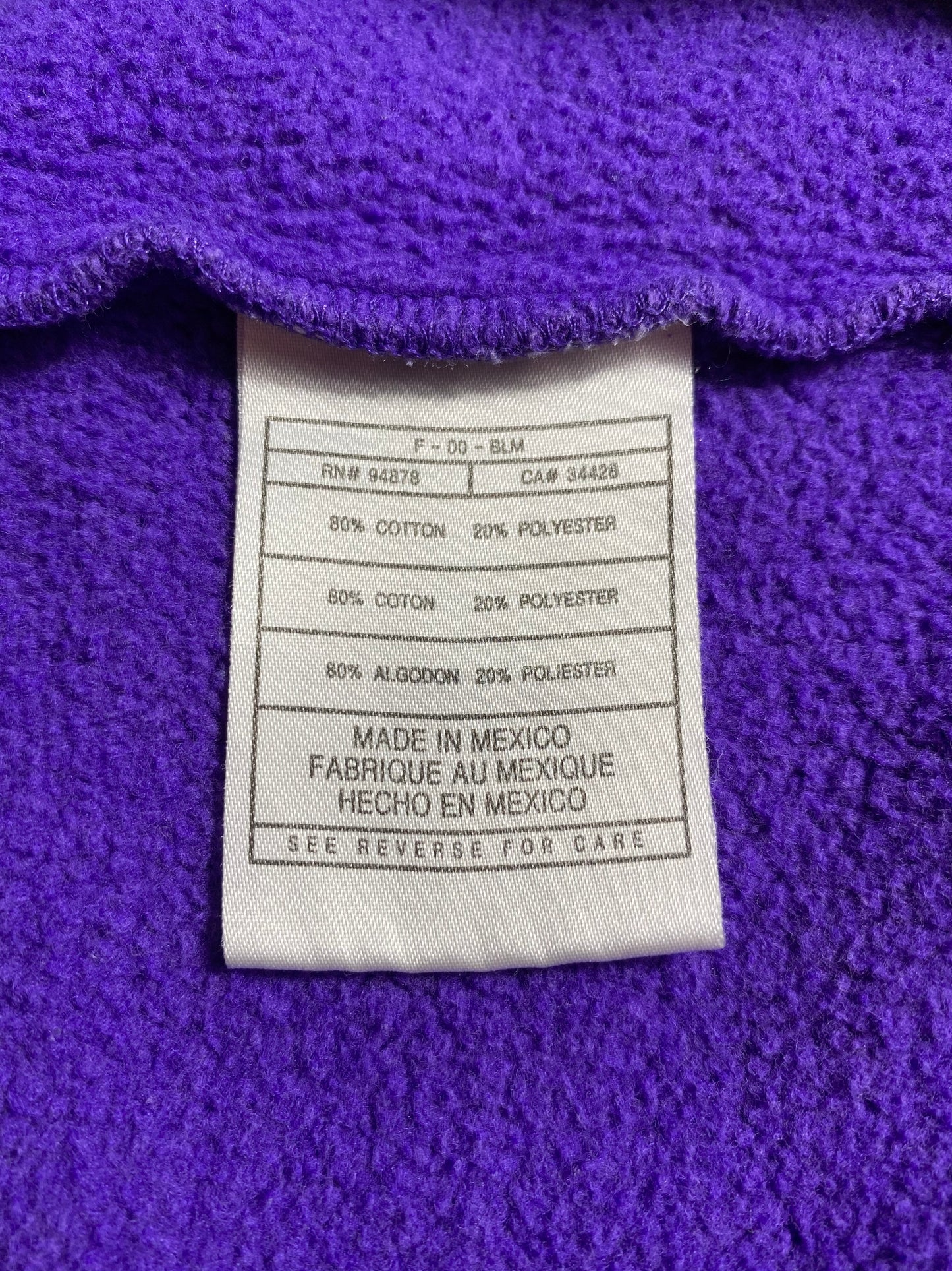 00’ NIKE KANSAS STATE UNIVERSITY WILDCATS Size M Vintage College Sweat-shirt / K6357