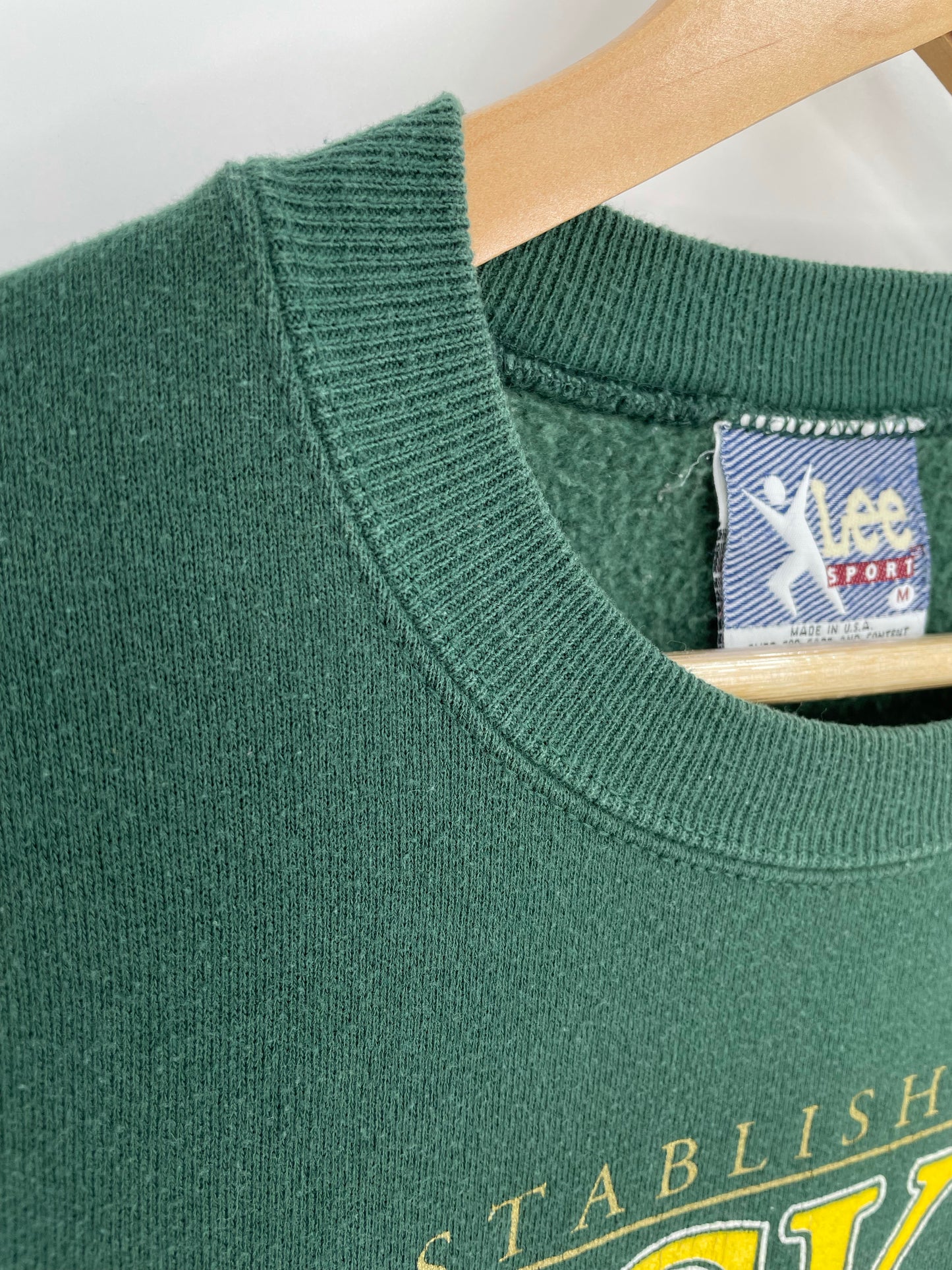 1995' WISCONSIN GREEN PACKERS Made in USA Size M Vintage NFL Sweat shirt / K5672