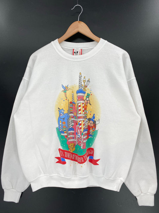 90’s WALT DISNEY WORLD Made in USA Size L Vintage Sweat-shirt / K4193