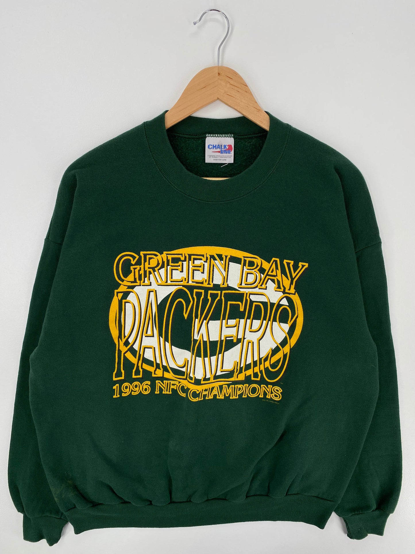1996 GREEN BAY PACKERS Made in USA Size XL Vintage NFL Sweat-shirt / E787