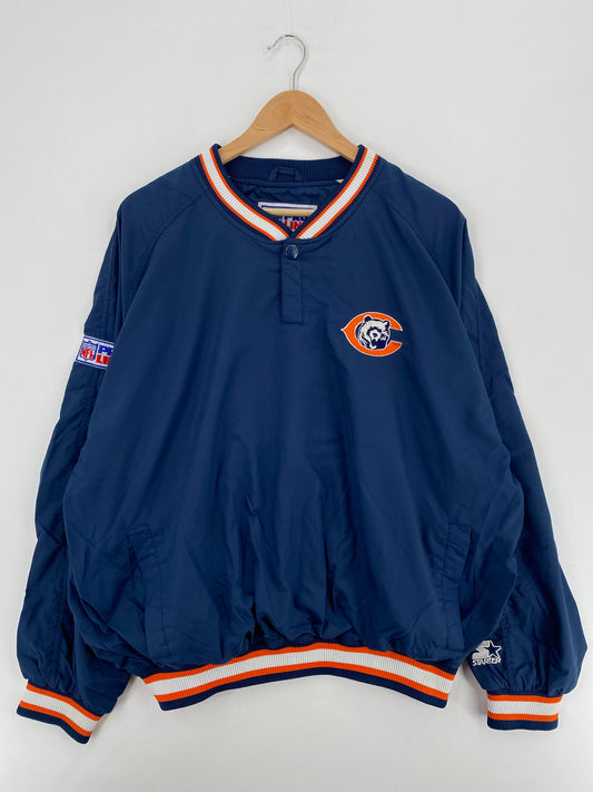 90’s STARTER x CHICAGO BEARS Size L Vintage NFL Nylon Jacket / A5292