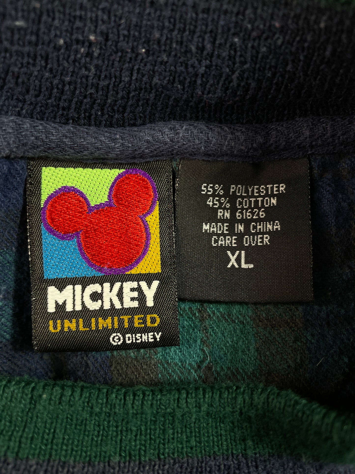 90's DISNEY MICKEY Size XL Vintage Sweat-Shirt / E5218S
