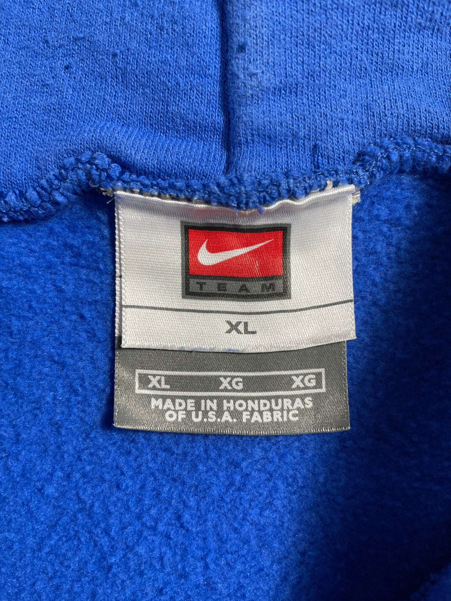 00' NIKE x CUBS Size XL Vintage MLB Hoodie Sweat-Shirt / A9212