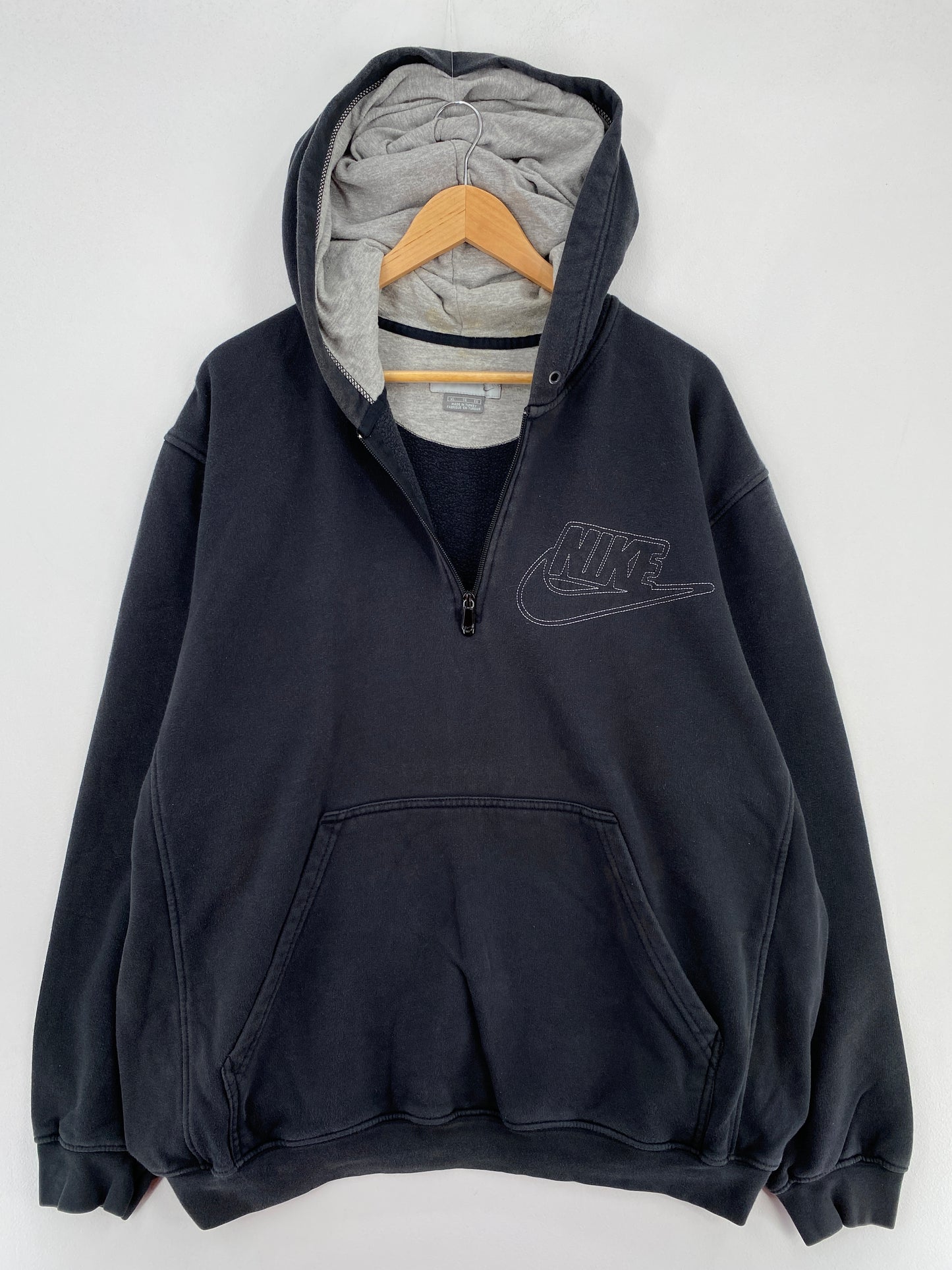 00’ NIKE Size XL Zip-up Hoodie Sweat-shirt / E2185S