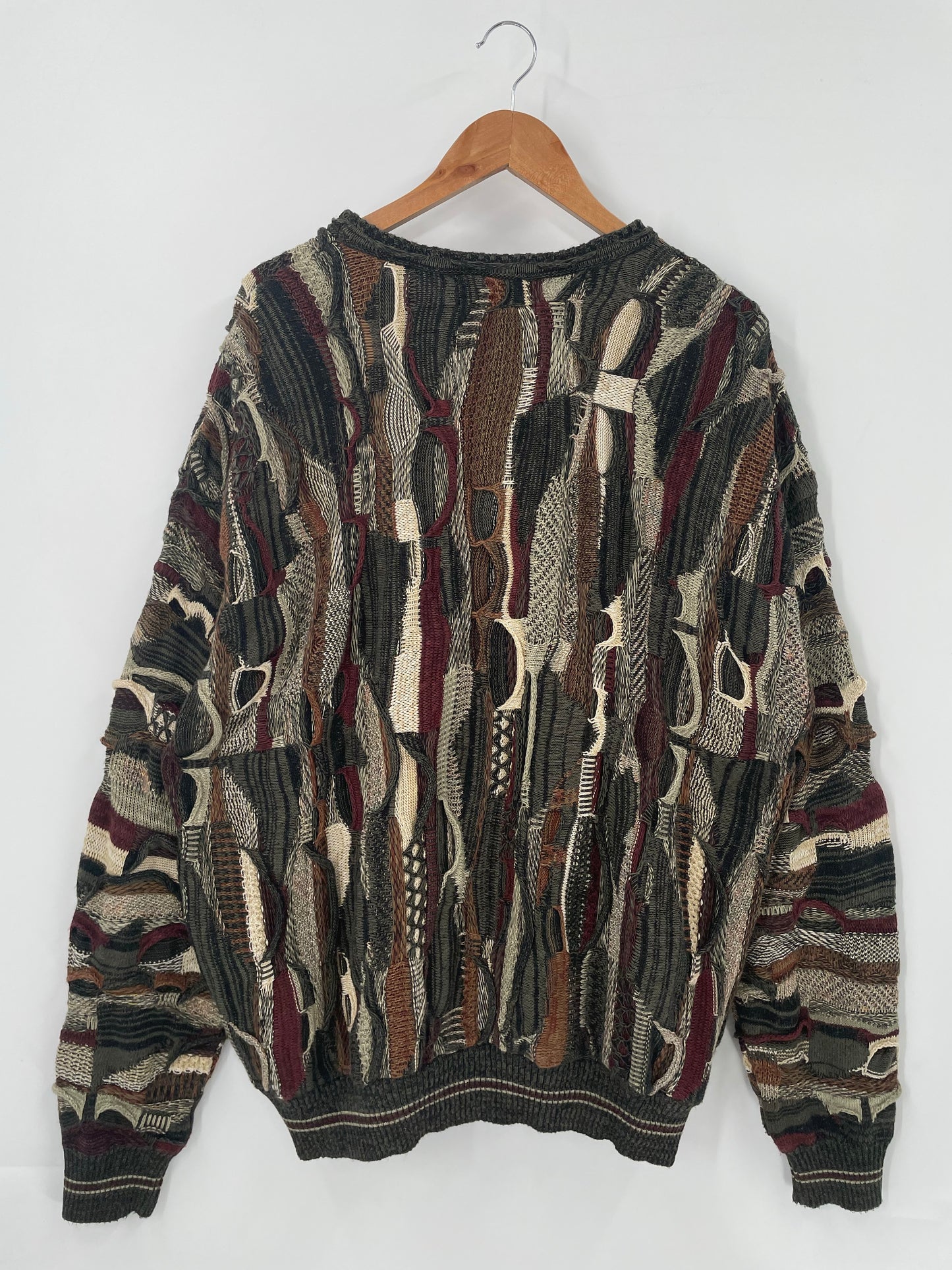 Vintage 3D COOGI- Style Size XL Knit Sweater / K4734