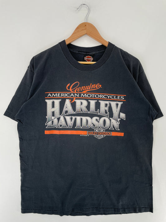1991 HARLEY DAVIDSON Made in USA Size XL Vintage T-shirt / E6529T