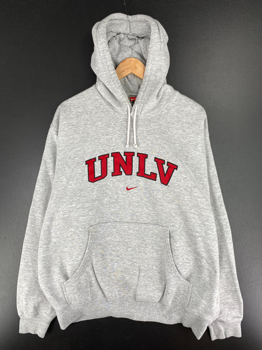 00' NIKE x UNIVERSITY OF NEVADA Size L Vintage College Hoodie Sweat-Shirt / A5942