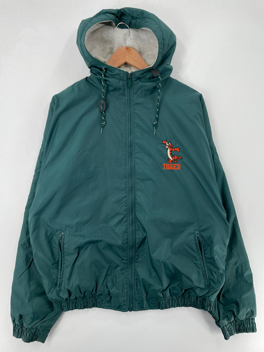 00' DISNEY TIGGER Size XL Sweat Inside Nylon Jacket / E2525J