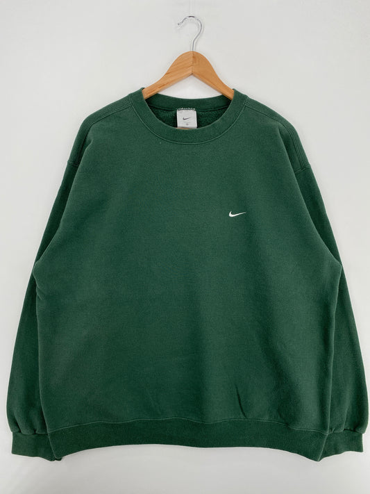 90’s NIKE MINI SWOOSH Size XL Vintage Sweat-shirt / A6311