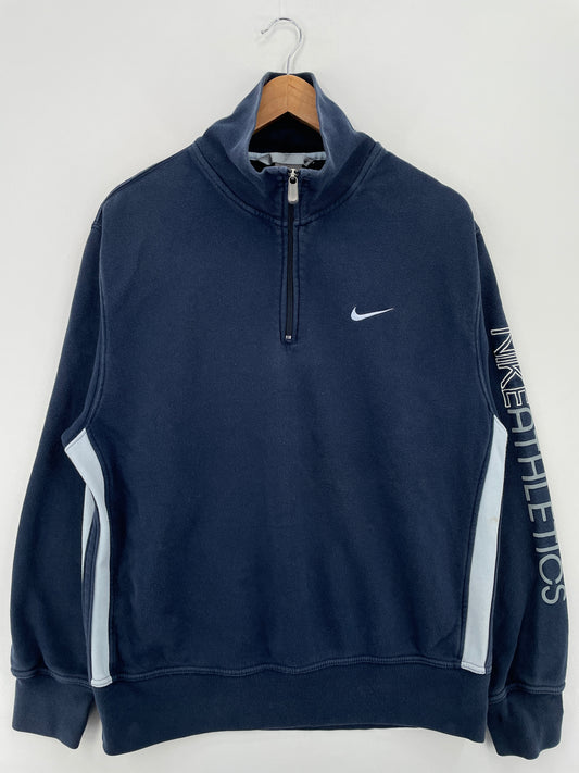 00’ NIKE MINI SWOOSH Size L Half Zip-up Sweat-shirt / A8067