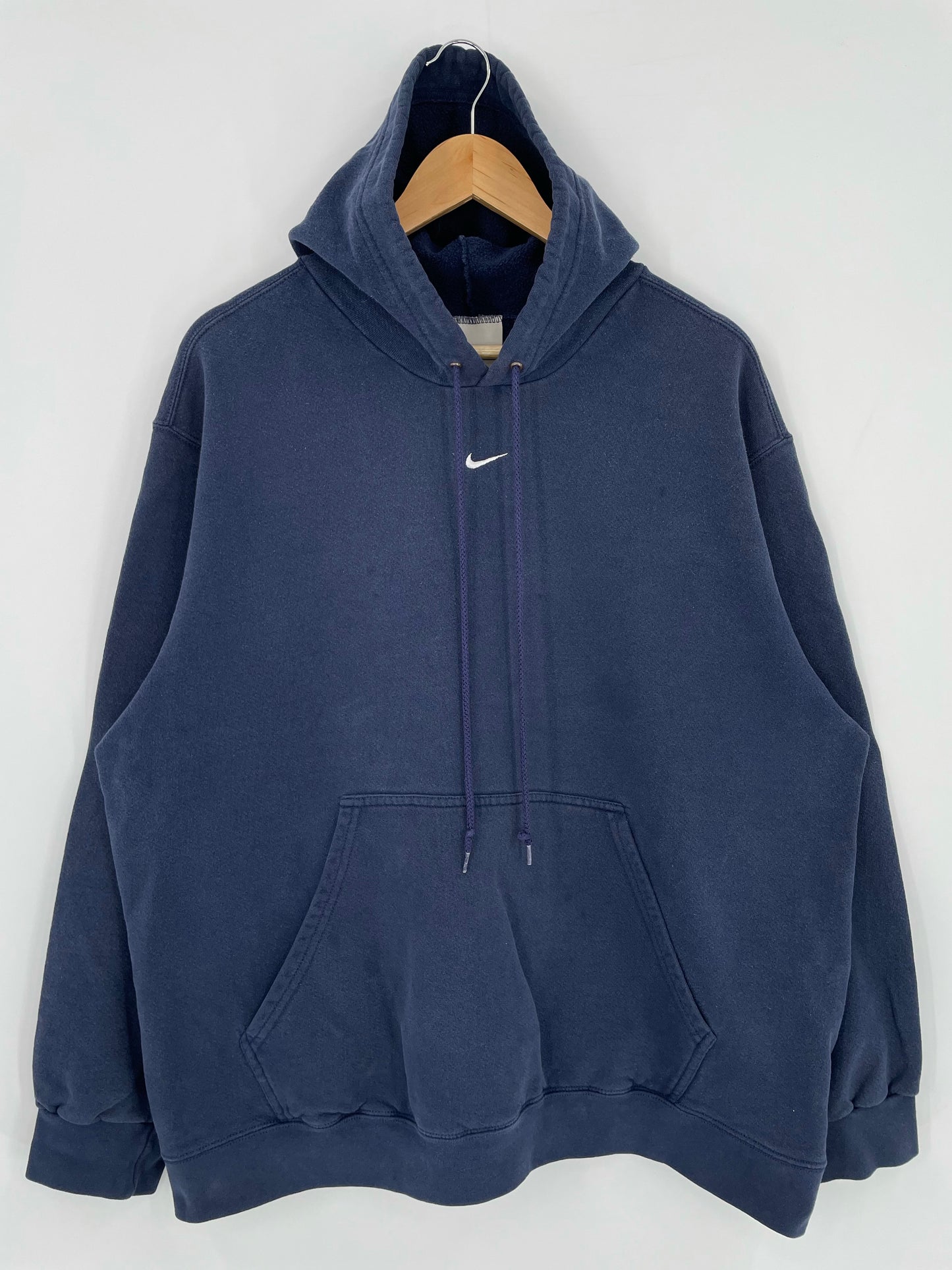 00’ NIKE CENTER SWOOSH Size XL Vintage Hoodie Sweat-Shirt / K5244