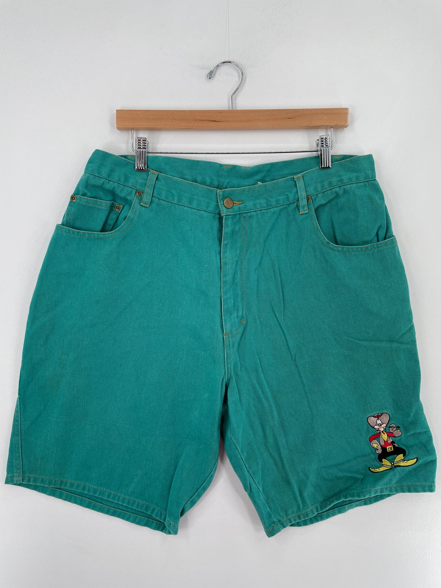 .90's DISNEY GOOFY Size W38 Vintage Short Pants / E4908P