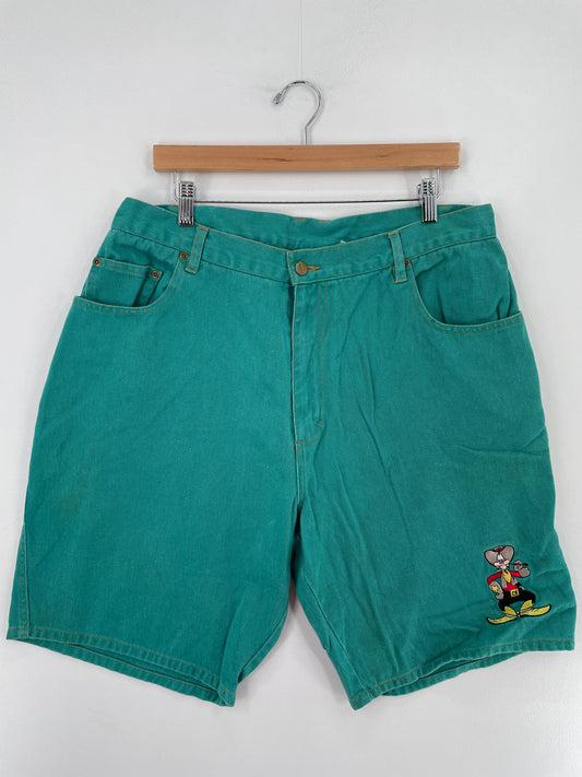 .90's DISNEY GOOFY Size W38 Vintage Short Pants / E4908P