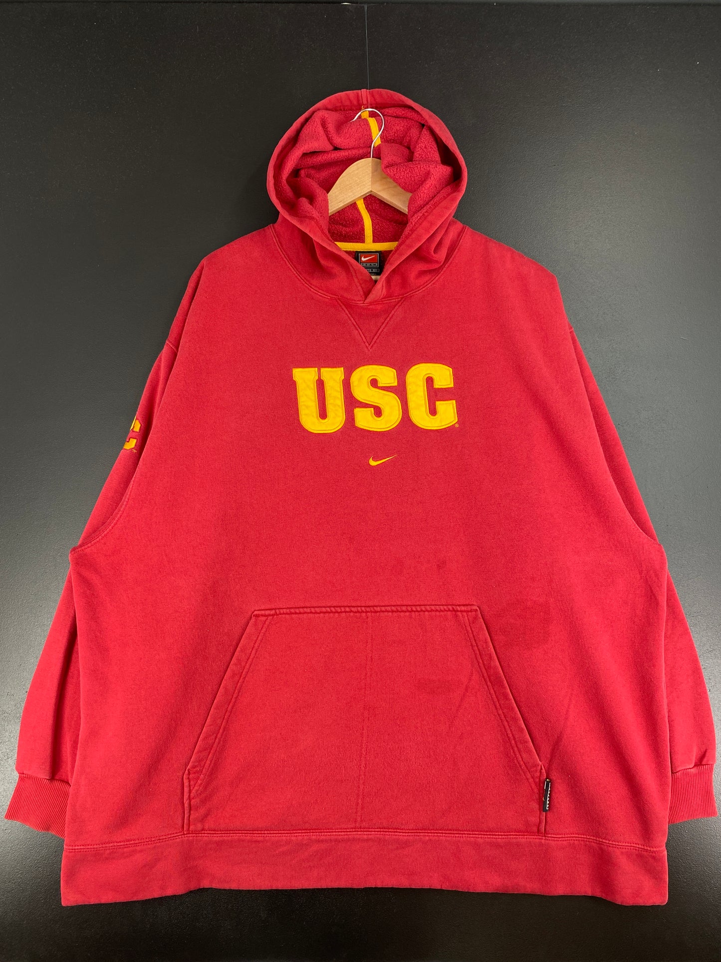 00' NIKE USC Size XXL Vintage College Hoodie Sweat-Shirt / A3521