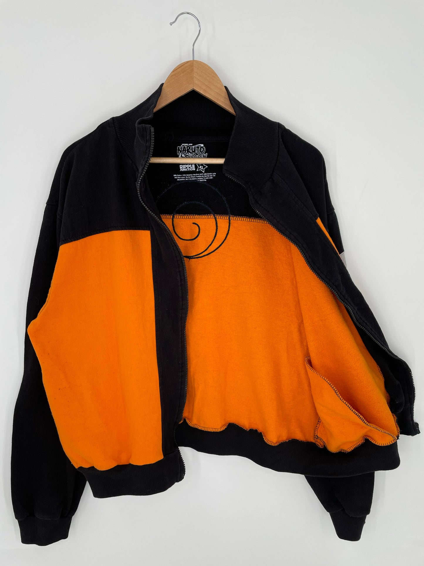 .2007 NARUTO Size XL Vintage Zip-up Sweat-shirt / A9977
