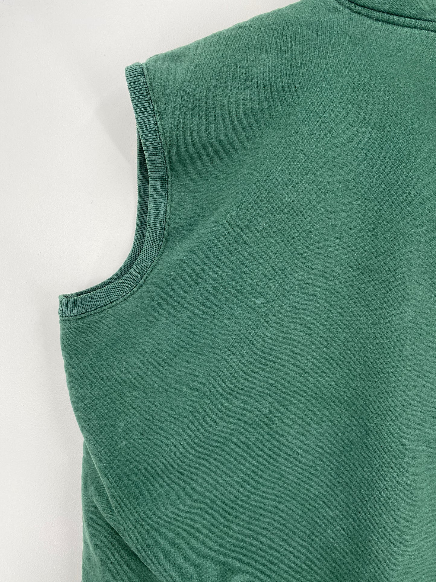 90’s CARHARTT Size No Tag(Approx.L) Zip-up Sleeveless Hoodie Sweat vests / A4781