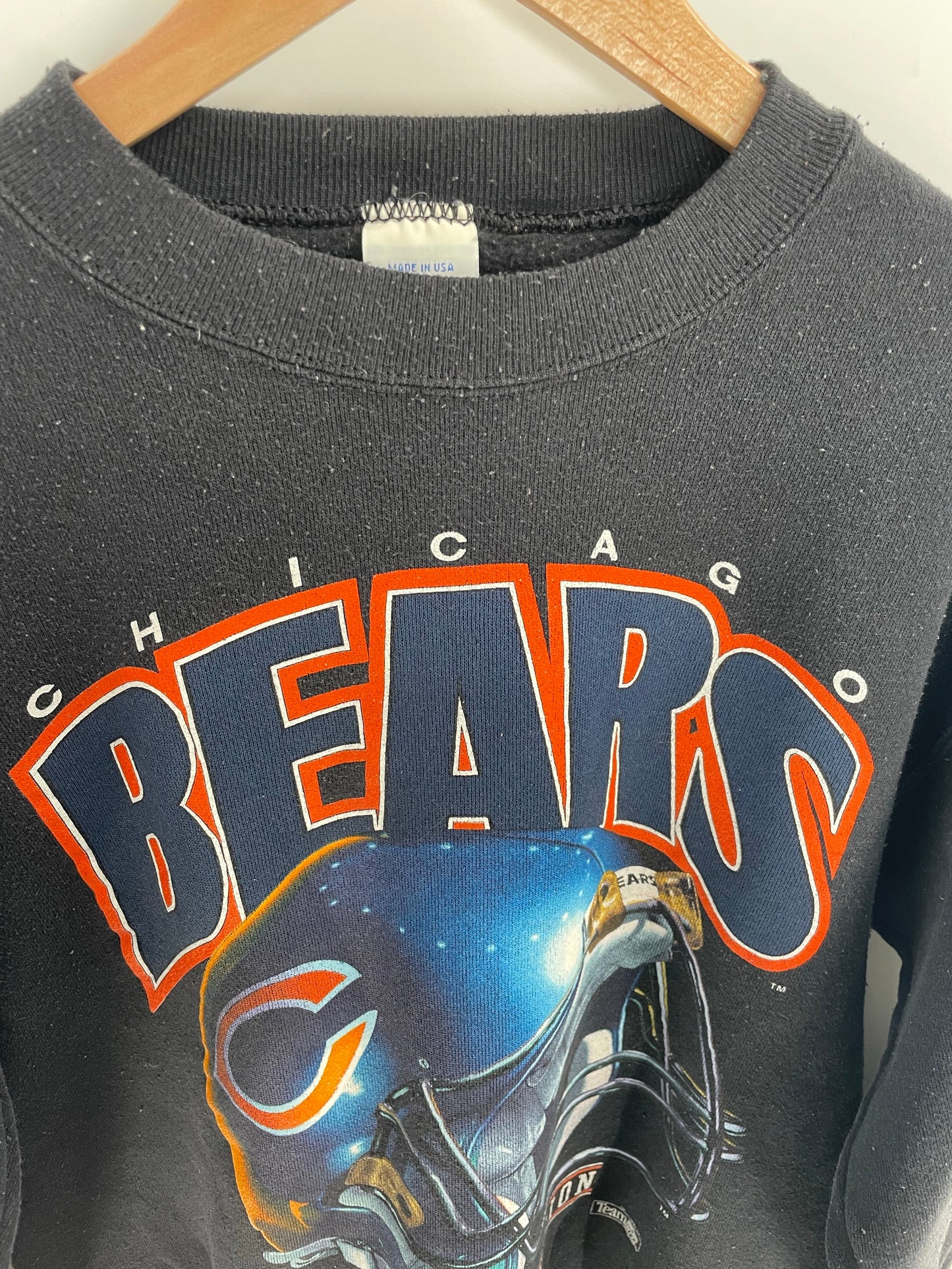 1992 SALEM x CHICAGO BEARS Made in USA Size XL Vintage NFL Sweat-Shirt / A9527