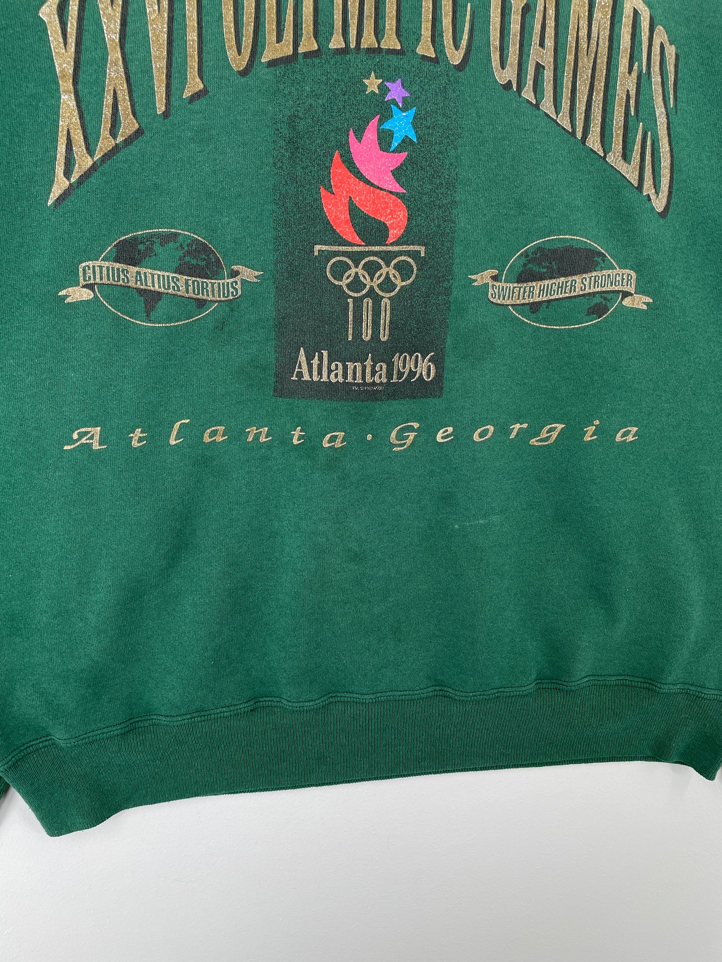 1996 ATLANTA OLYMPIC Size XL Vintage Sweat-Shirt / A9150