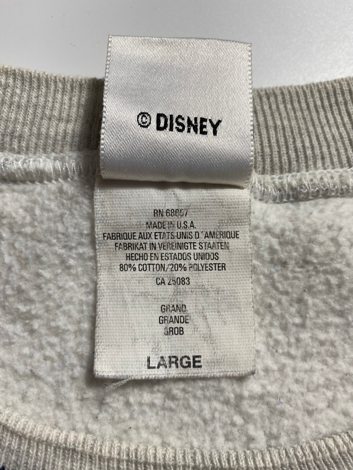 00’s DISNEY MICKEY Made in USA Size L Vintage Sweat-shirt / K6156