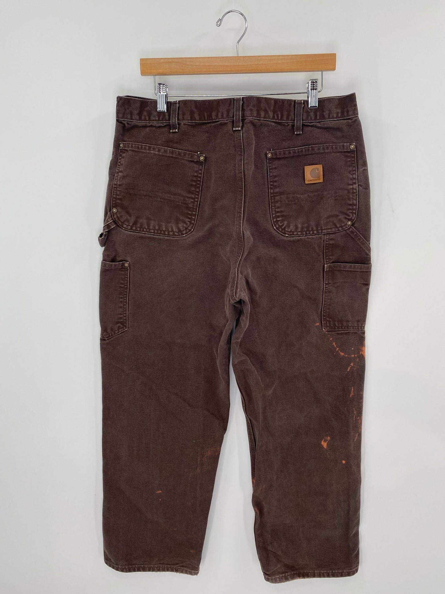 Vintage CARHARTT Size W36xL29 Double Knee Duck Pants / E237