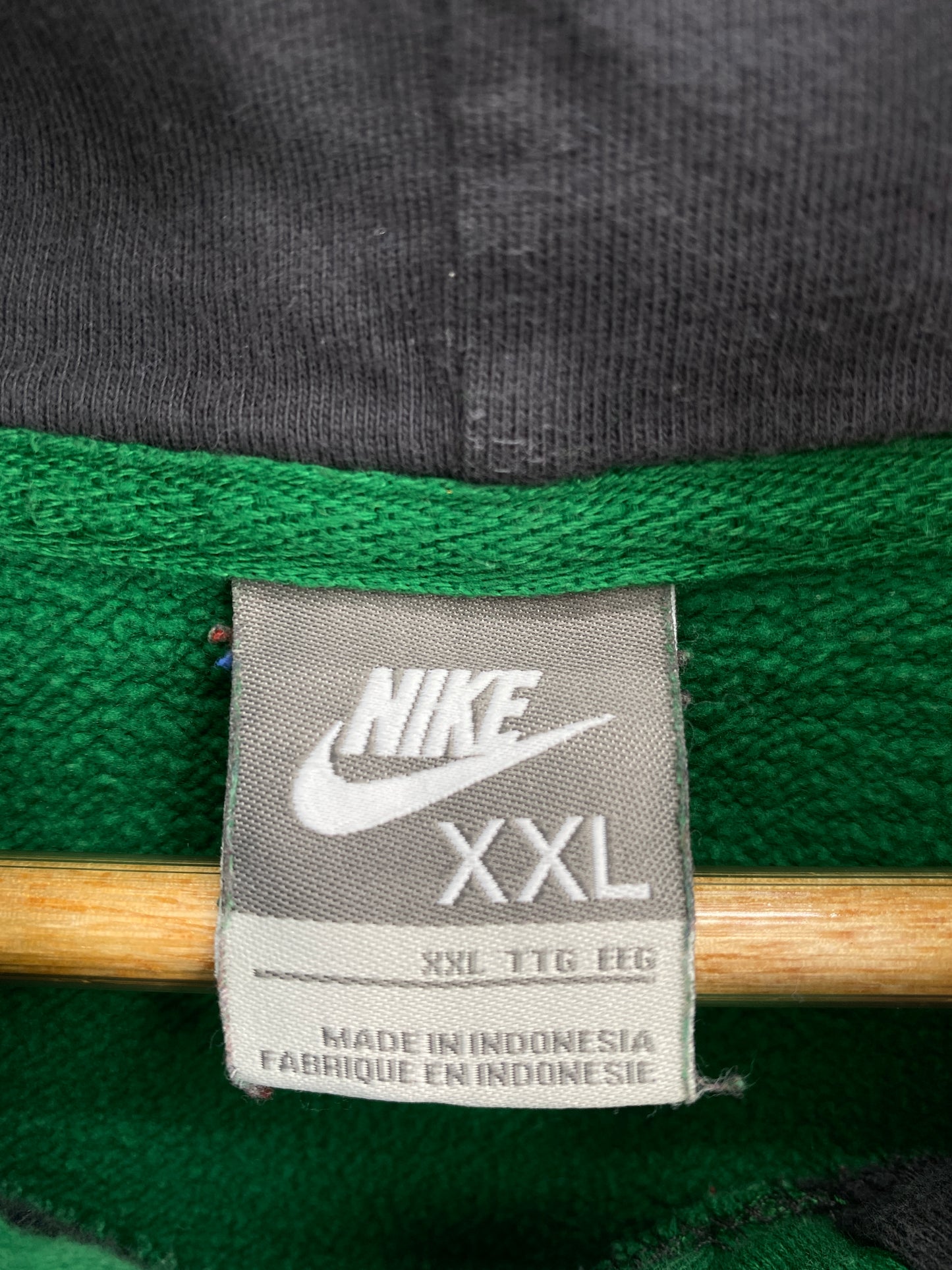 00’ NIKE MINI SWOOSH Size XXL Vintage Hoodie Sweat-Shirt / A6038